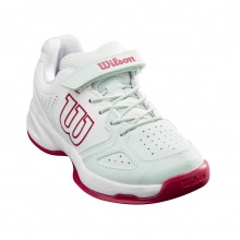 Wilson Tennis Shoes Kaos Velcro Allcourt White Toddlers